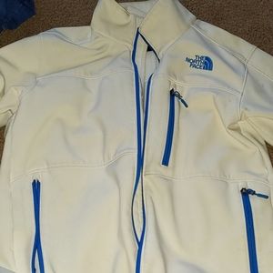 White North face jacket